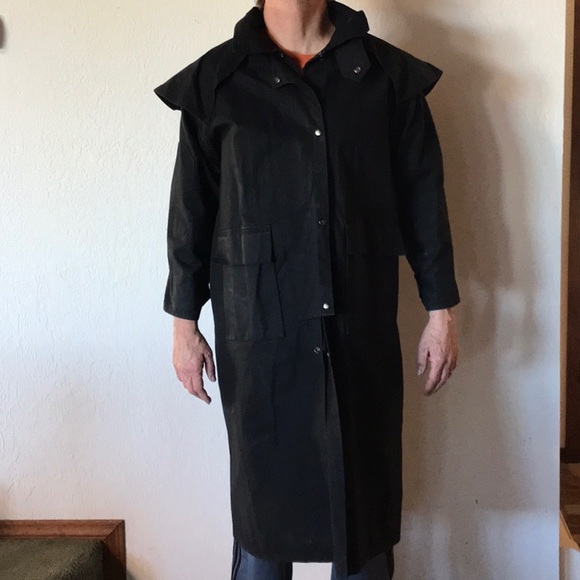Original Australian Stockman Oil Coat Ranch coat cosplay period play - Picture 5 of 16